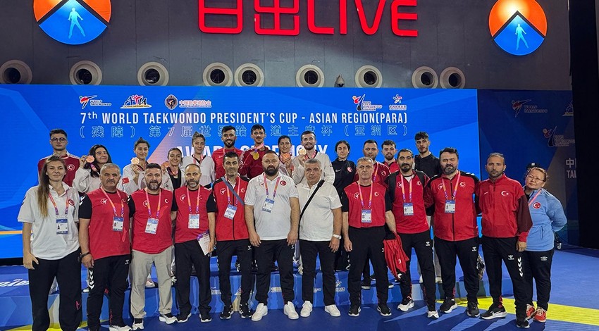 Milli para tekvandocular, Çin'de 7 madalya kazandı