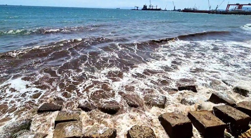 Poyraz sonrası deniz yüzeyinde dikkat çeken görüntü!