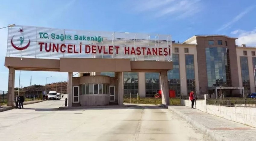 Tunceli Devlet Hastanesi'nde çıkan yangın söndürüldü