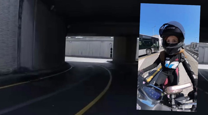 Motosikletli Gamze'nin navigasyonla sınavı! Başına öyle bir olay geldi ki... O korku dolu anları anlattı
