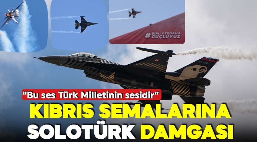 SOLOTÜRK Kıbrıs semalarına damga vurdu! Gökyüzünde yükselen gurur!