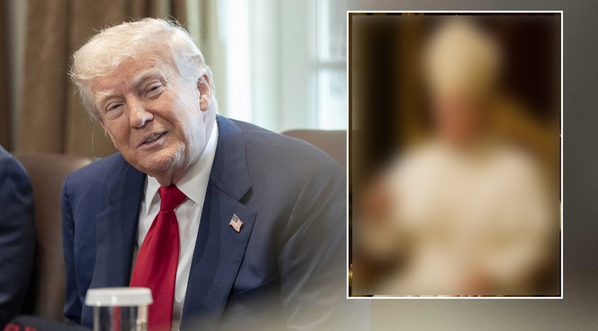 Trump'tan gündem olan paylaşım: Yapay zekayla Papa oldu!