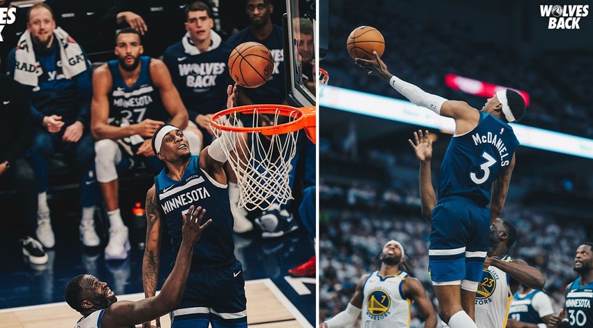 NBA play-off: Timberwolves, Warriors'ı farklı yendi, seriyi 1-1’e getirdi!