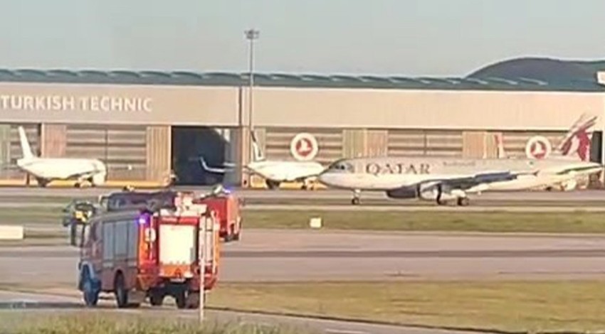 Havada panik anları! Uçağın motoru arızalandı: Pilot acil durum deklere etti