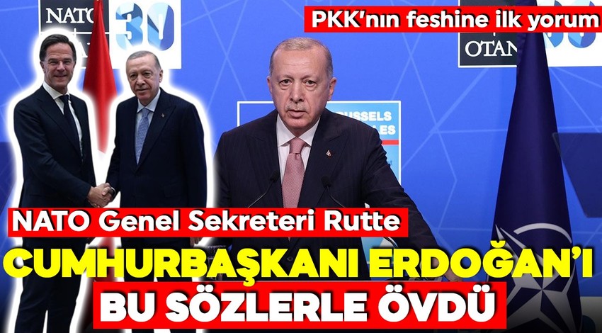 NATO Genel Sekreteri Rutte'den Cumhurbaşkanı Erdoğan'a övgü: İnanılmaz bir lider!