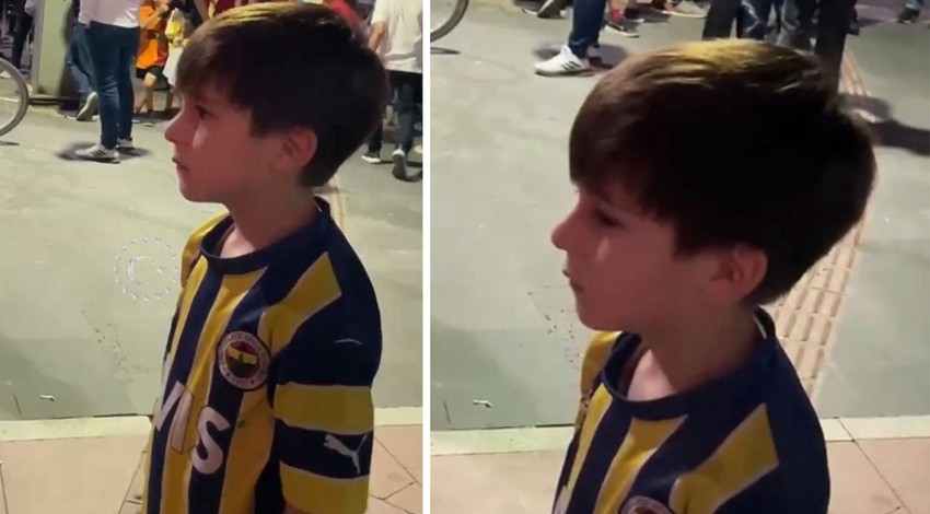 Fenerbahçeli taraftarları kahreden görüntü! Sosyal medyaya damga vurdu! Galatasaray taraftarının şampiyonluk kutlamalarını hüzünle izledi