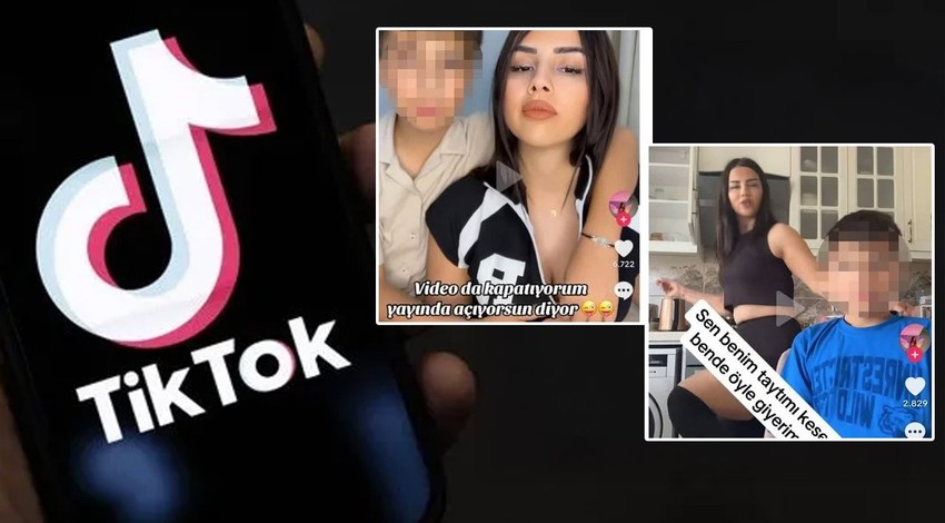 Tepki çeken görüntüler! TikTok'ta etkileşim uğruna bunu da yaptı!