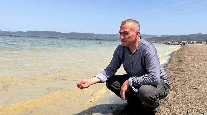 İznik gölünden gelen görüntüler endişelendirdi