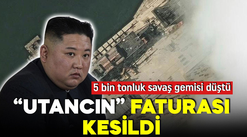 5 bin tonluk savaş gemisi düştü! Kim Jong-Un’un “utancının” faturası çalışanlara kesildi!