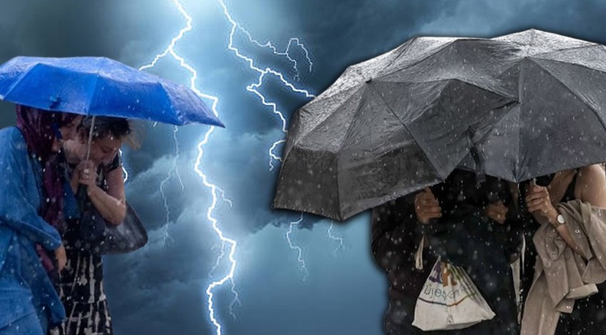 Meteoroloji'den uyarı üstüne uyarı! Şiddetli sağanak geliyor! 11 ilimize sarı kodlu uyarı