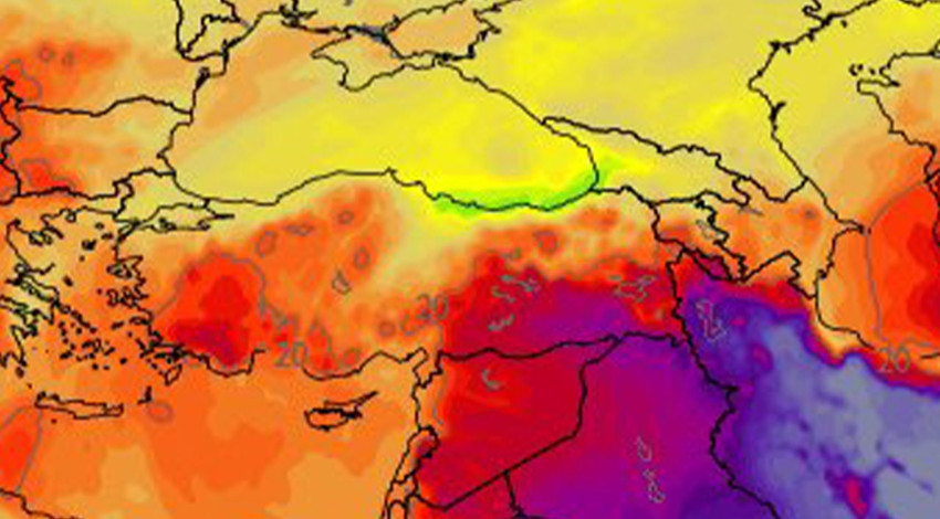 Adıyaman, Batman, Diyarbakır, Gaziantep, Kilis, Mardin, Siirt, Şanlıurfa ve Şırnak için mor uyarı verildi. 15 gün devam edecek