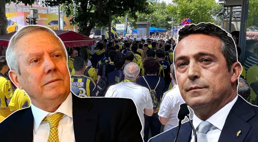 Binlerce kişi katıldı! Fenerbahçe taraftarından yürüyüş! Ali Koç ve yönetimini istifaya çağırdılar, Aziz Yıldırım'a destek oldular
