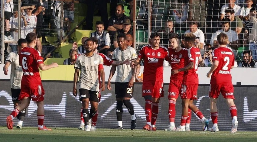 Beşiktaş, Bodrum'da dört golle kazandı