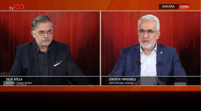 HÜDA PAR Genel Başkanı Zekeriya Yapıcıoğlu tv100'de! Terörsüz Türkiye süreci hakkında açıklama: Bir sevinç var