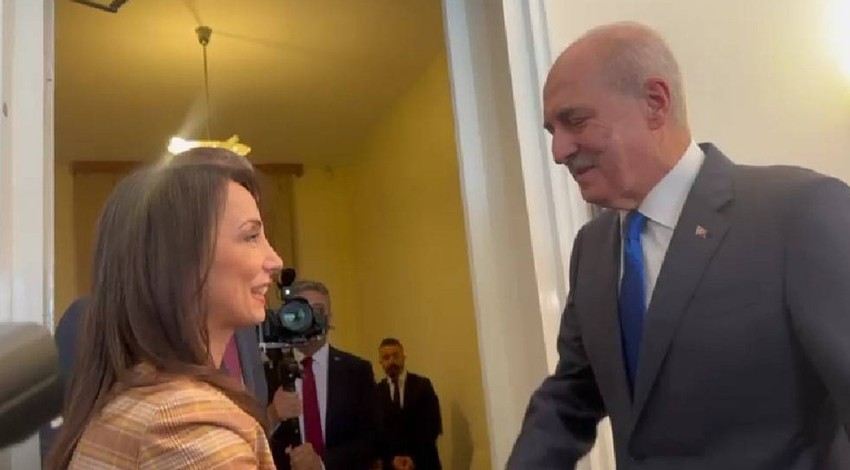 TBMM Başkanı Kurtulmuş'tan DEM Parti'ye ziyaret