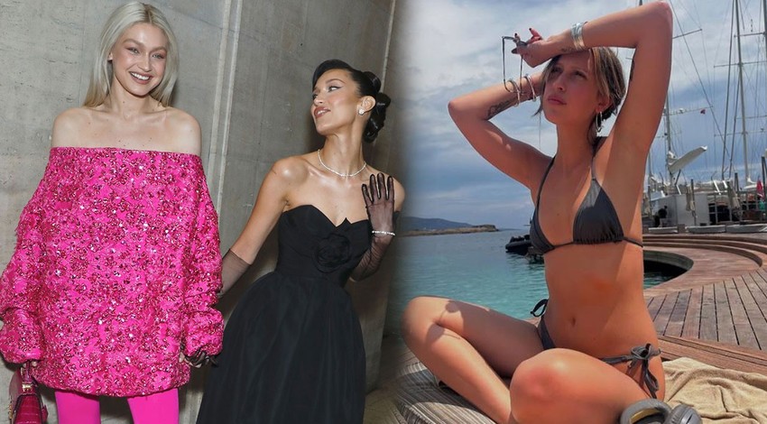 Gigi Hadid ile Bella Hadid'in gizli kardeşi ortaya çıkmıştı! Aydan Nix'in Bodrum tatilinden kareleri gündem oldu