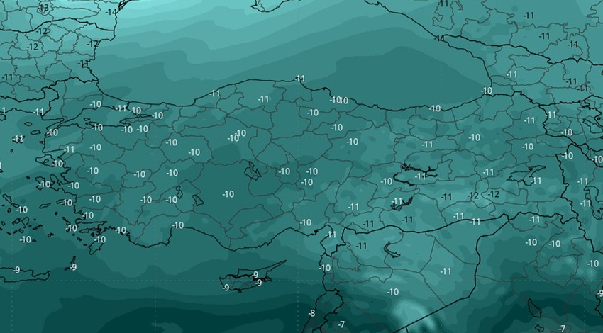 Ağrı, Bingöl, Bitlis, Erzurum, Erzincan, Elâzığ, Hakkari, Kars, Malatya, Muş, Tunceli, Van'a çarşamba uyarısı yapıldı. Şiddetli geliyor