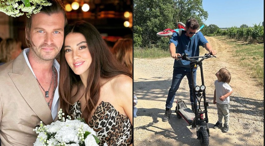 Kıvanç Tatlıtuğ ve oğlu Kurt Efe'den yeni poz! Başak Dizer paylaştı