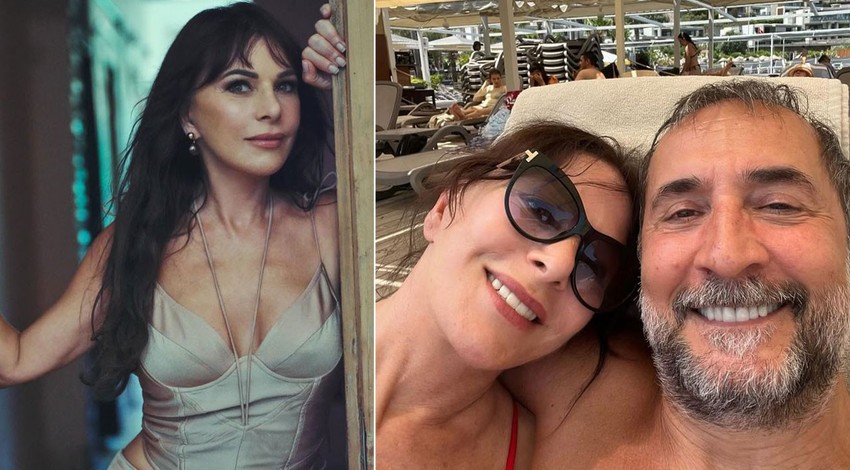 Şenay Gürler ile Semih Saygıner tatilde aşka geldi! Romantik pozları büyük beğeni topladı