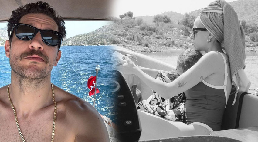 Uraz Kaygılaroğlu, eski eşi Melis İşiten ve kızı Ada ile tatile çıktı! Sosyal medya hesabından peş peşe paylaştı