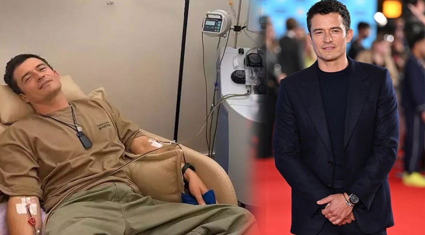 Genç kalmak için her yolu deniyor! Hollywood’un efsane ismi Orlando Bloom'un girdiği tedavi tartışma yarattı! Kanını temizletmeye başladı