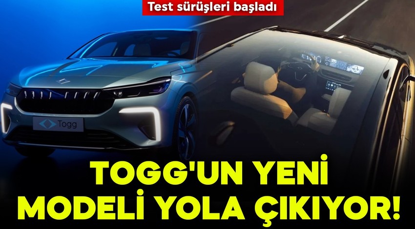 TOGG'un yeni modeli yola çıkıyor! Test sürüşleri başladı