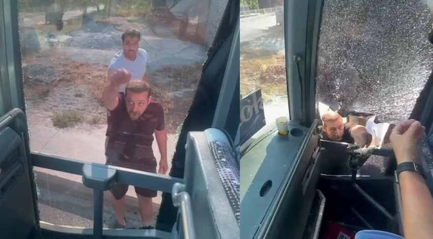 Turistleri taşıyan tur otobüsüne taşla saldırmışlardı! 5 şüpheli hakkında karar