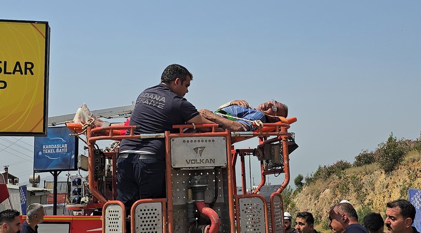 Adana'da çatıda boya yaparken elektrik akımına kapıldı