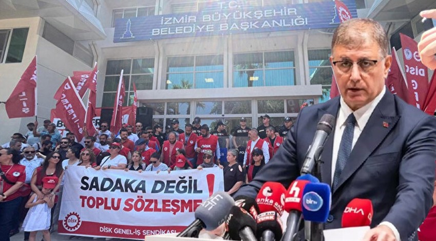 İzmir Büyükşehir Belediye Başkanı'ndan grev sonrası toplu işten çıkarma kararı!