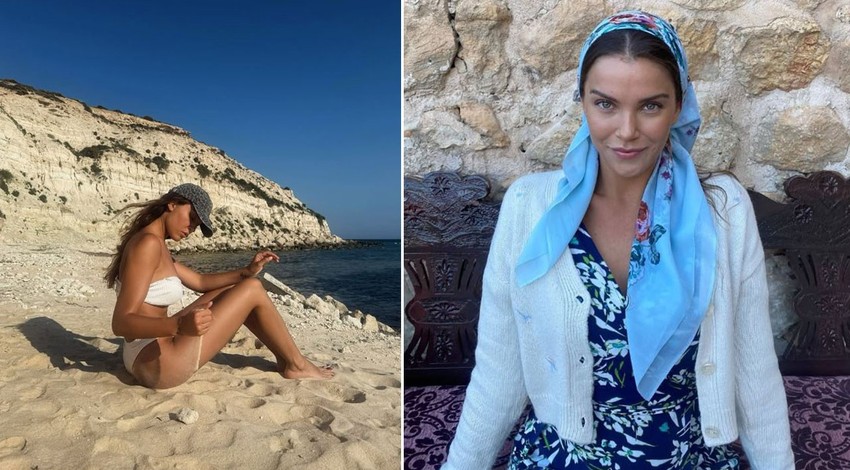 Yaren Güldiken'den ortalığı kasıp kavuran tatil pozları! Beyaz bikinisiyle mest etti, kusursuz fiziğine övgüler yağdı