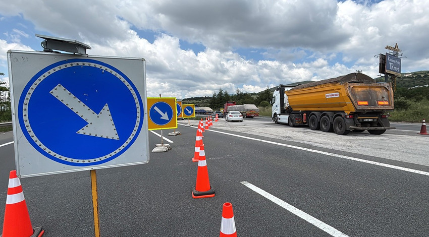 Bu istikameti kullanacaklar dikkat! 4 gün boyunca trafik tek şeritten sağlanacak