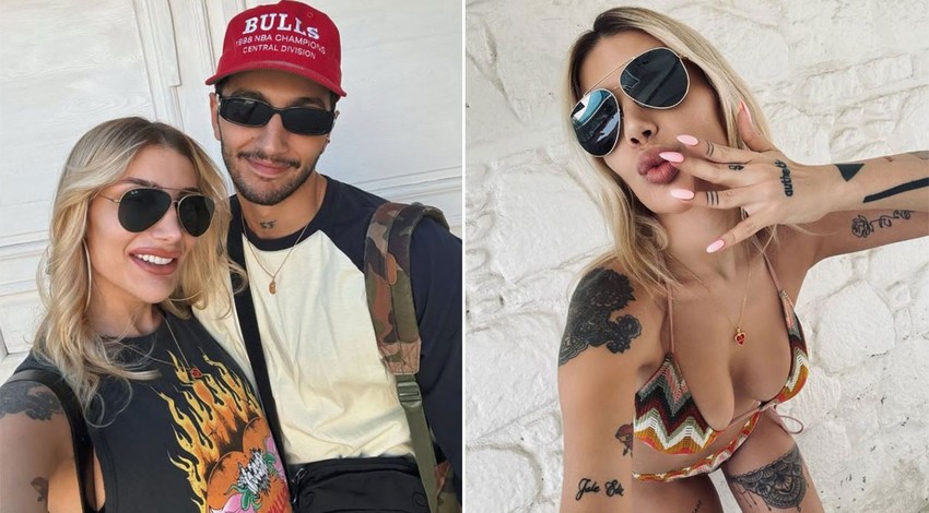 İrem Derici ile sevgilisi Melih Kunukcu Alaçatı'da! Bikinili pozlarını peş peşe paylaştı