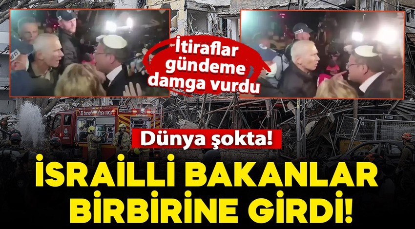 İsrailli bakanlar kameralar önünde birbirine girdi! Dünya şok oldu: İtiraflar gündeme damga vurdu