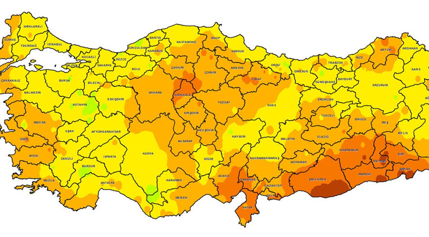 Türkiye'ye acil çarşamba tarihi verildi. Her yere yayılacak