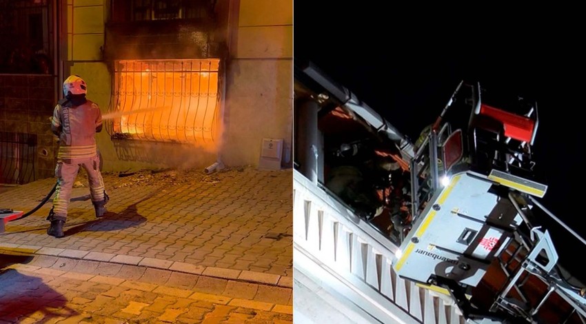 Esenyurt’ta korku dolu anlar! 5 katlı binada yangın çıktı! 14 kişi kurtarıldı
