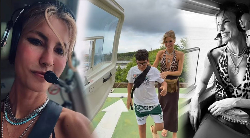Çağla Şıkel Bali semalarında! Helikopter deneyimini paylaştı! “Allah’ım lütfen inelim”
