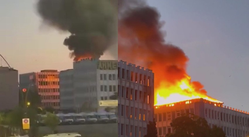 Kartal'da korkutan yangın! Dumanlar gökyüzünü kapladı