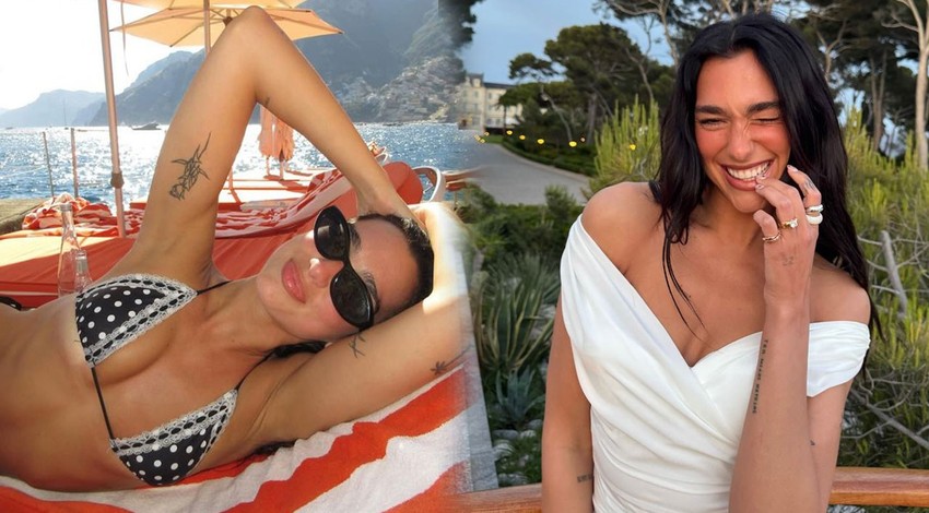 Dua Lipa'dan nefes kesen tatil paylaşımı! Bikinisiyle sere serpe uzandı, kusursuz fiziği büyük beğeni topladı