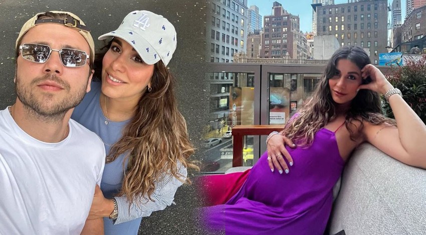 Zeynep Mayruk ve Tolga Sarıtaş'ın tatil kaçamağı! New York sokaklarında karnı burnunda pozlar verdi