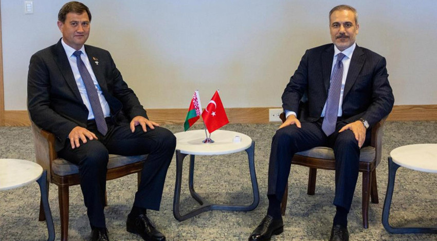 Dışişleri Bakanı Fidan, Belarus Dışişleri Bakanı Ryzhenkov ile görüştü