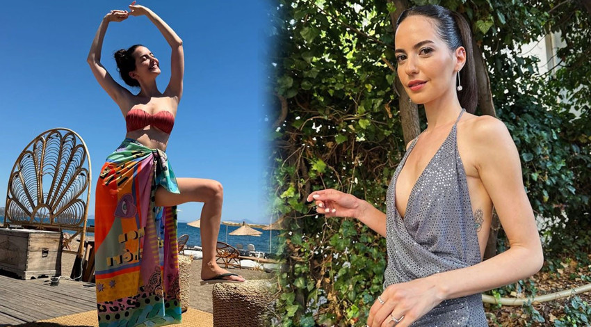 Ünlü oyuncu Ezgi Şenler'den tatil paylaşımı! Bikinisiyle poz verdi, kusursuz fiziği dikkat çekti