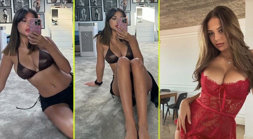 "Bekaretimi sattım" itirafıyla herkesi şaşkına çevirmişti! Fenomen Merve Taşkın'ın sütyensiz spor yaptığı anlar dikkat çekti