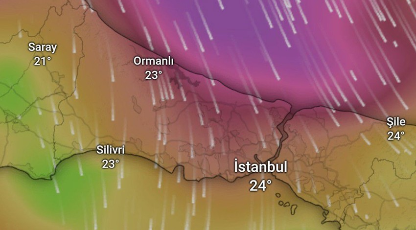 İstanbul'da Beylikdüzü, Çatalca, Silivri, Arnavutköy, Beşiktaş, Sarıyer, Bahçelievler, Zeytinburnu dahil perşembe gecesi uyarısı! Cuma 30'un altında olacak