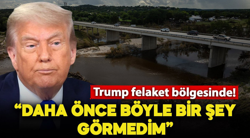 ABD Başkanı Donald Trump felaket bölgesinde! "Daha önce hiç böyle bir şey görmemiştim"
