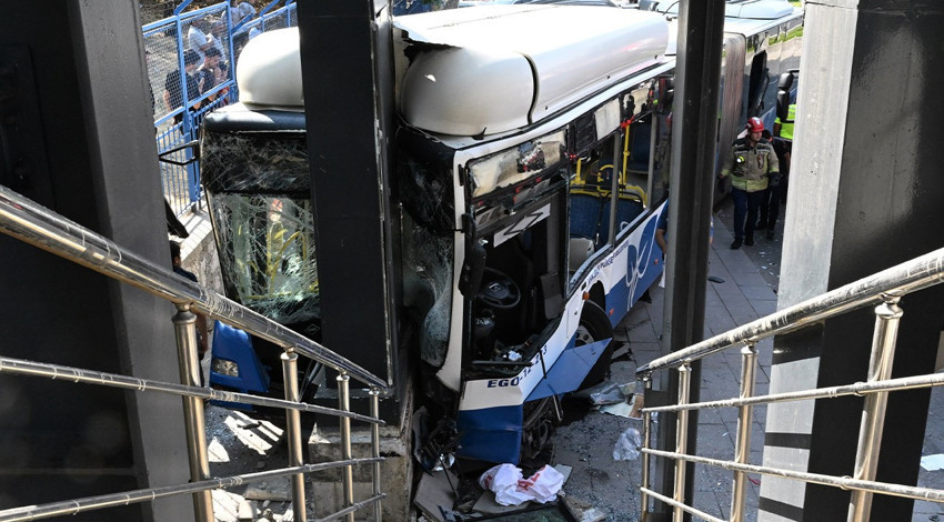 Ankara'da otobüs kazası! Çok sayıda yaralı var