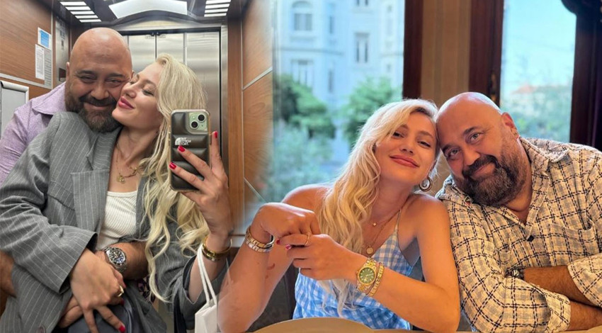 Somer Şef aşka geldi! 25 yaş küçük sevgilisiyle havuz başında pozlar verdi