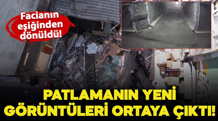 Facianın eşiğinden dönülen Beyoğlu'ndaki patlamanın yeni görüntüleri ortaya çıktı!