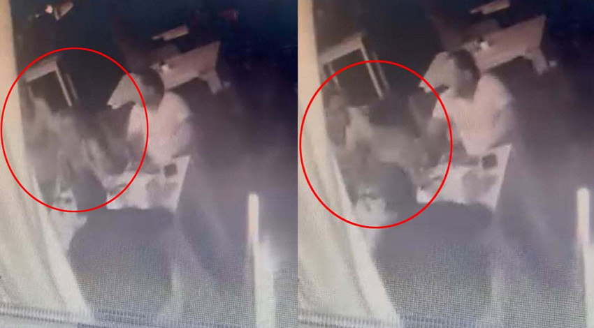 Eğlence mekanında eski eş dehşeti! Arkasından yaklaştığı kadının başını masaya vurdu