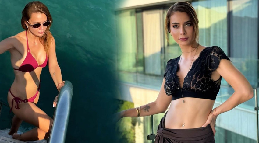 Oyuncu Çiğdem Batur'dan cesur tatil paylaşımı! Bikinili haliyle büyük beğeni topladı