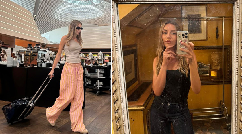 Sinem Kobal'dan Paris pozları! Şehrin sokaklarında keyifli anlar geçirdi